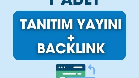 1 Adet Aylık Düzenli Backlink Paketi