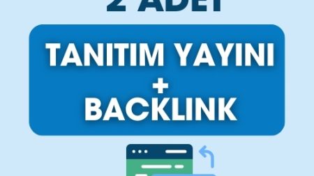 2 Adet Aylık Düzenli Backlink Paketi